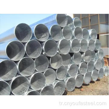 ASTM A252 kaynaklı galvanizli çelik boru